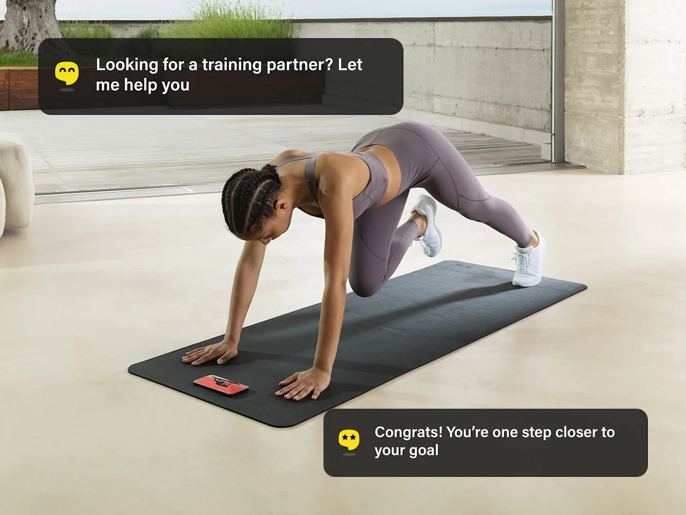 Tréninkový plán v aplikaci Technogym